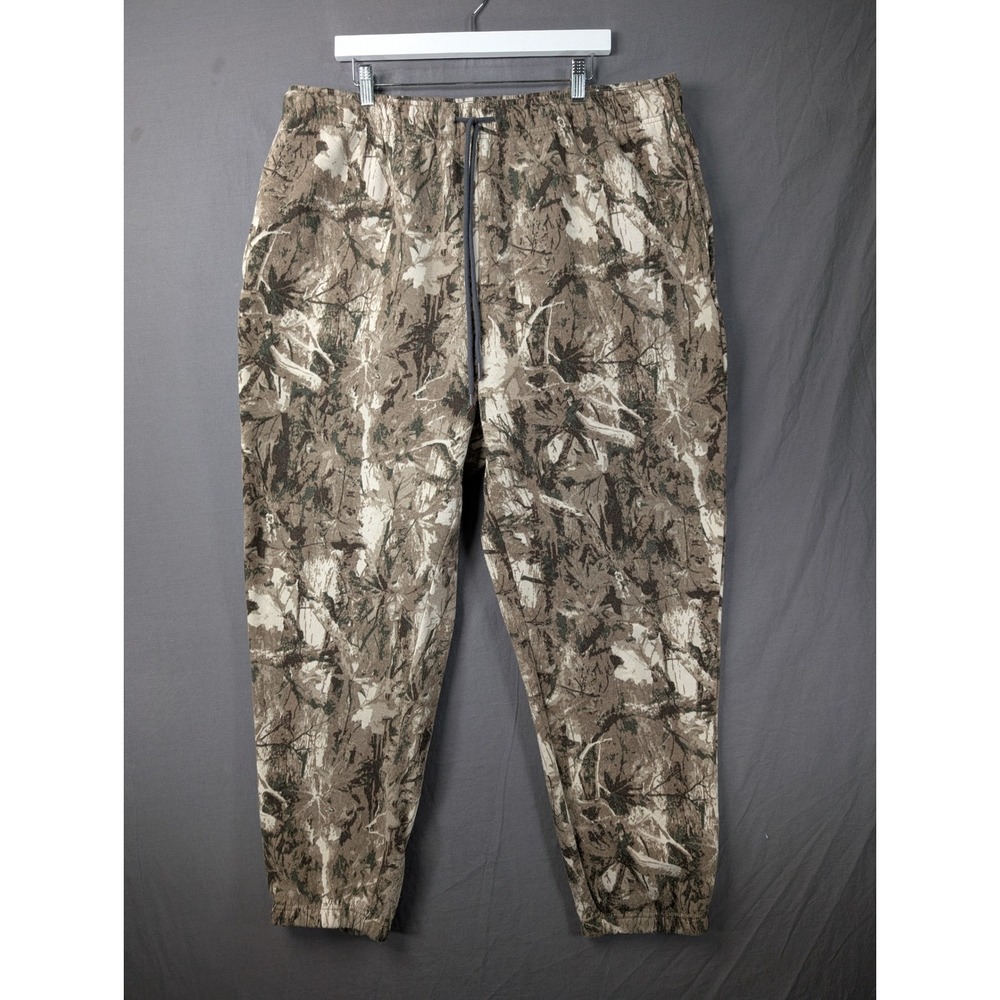 Brooklyn Cloth Mens 3XL Camo Fleece Joggers BFXK373F Brown Real Tree Style